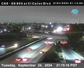 SB 805 at El Cajon Blvd (On Ramp)