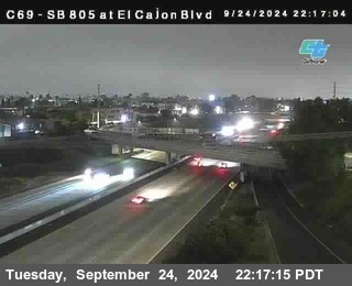 SB 805 at El Cajon Blvd (On Ramp)