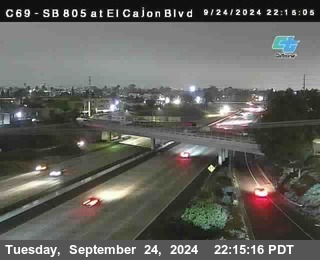 SB 805 at El Cajon Blvd (On Ramp)