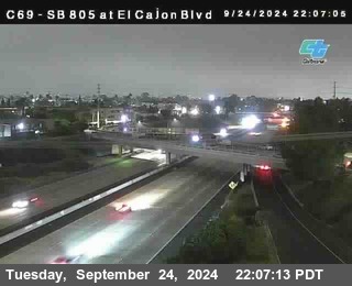 SB 805 at El Cajon Blvd (On Ramp)