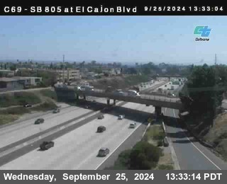 SB 805 at El Cajon Blvd (On Ramp)