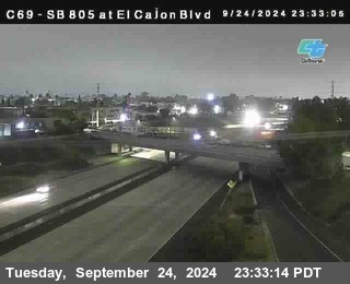 SB 805 at El Cajon Blvd (On Ramp)