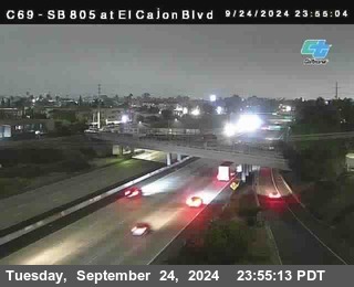 SB 805 at El Cajon Blvd (On Ramp)