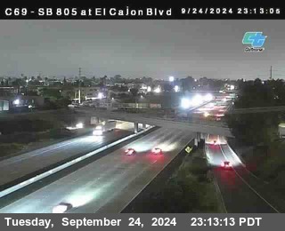 SB 805 at El Cajon Blvd (On Ramp)