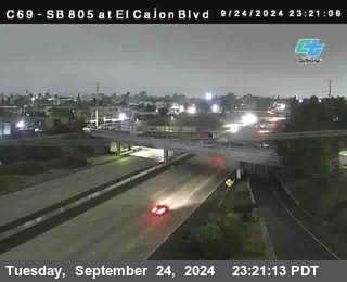 SB 805 at El Cajon Blvd (On Ramp)