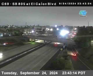 SB 805 at El Cajon Blvd (On Ramp)