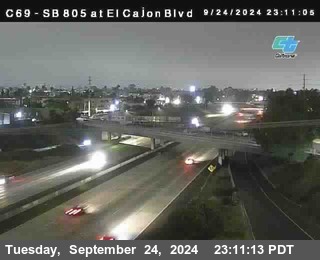 SB 805 at El Cajon Blvd (On Ramp)