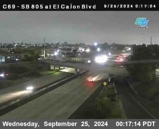 SB 805 at El Cajon Blvd (On Ramp)