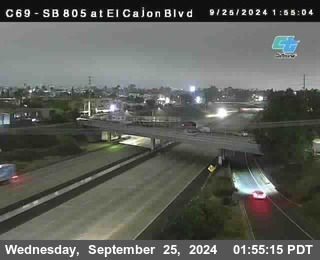 SB 805 at El Cajon Blvd (On Ramp)