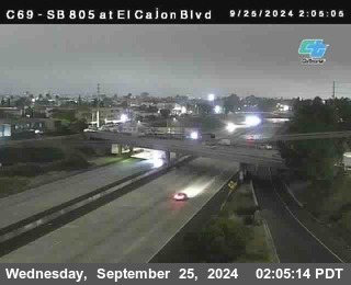 SB 805 at El Cajon Blvd (On Ramp)