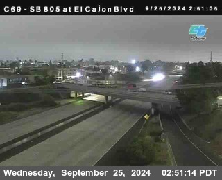 SB 805 at El Cajon Blvd (On Ramp)