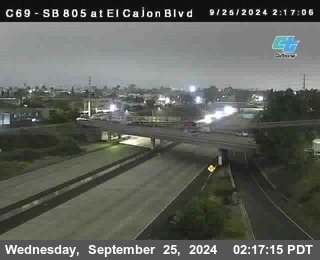 SB 805 at El Cajon Blvd (On Ramp)