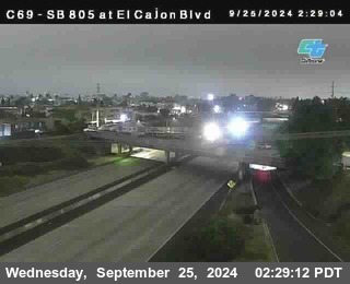 SB 805 at El Cajon Blvd (On Ramp)