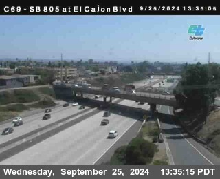 SB 805 at El Cajon Blvd (On Ramp)