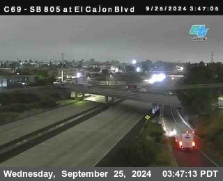 SB 805 at El Cajon Blvd (On Ramp)