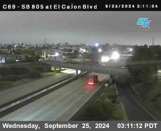 SB 805 at El Cajon Blvd (On Ramp)