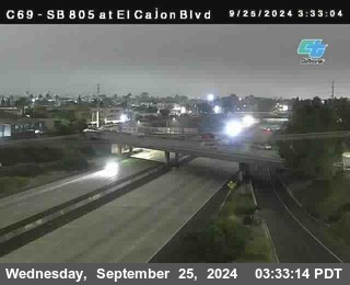 SB 805 at El Cajon Blvd (On Ramp)