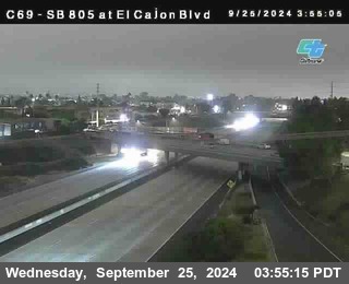 SB 805 at El Cajon Blvd (On Ramp)