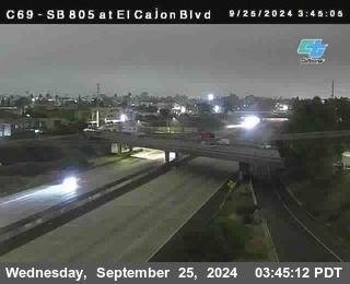 SB 805 at El Cajon Blvd (On Ramp)