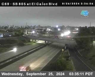 SB 805 at El Cajon Blvd (On Ramp)