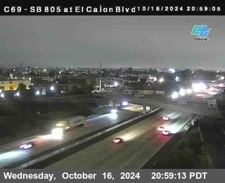 SB 805 at El Cajon Blvd (On Ramp)