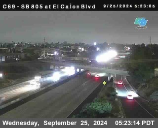 SB 805 at El Cajon Blvd (On Ramp)