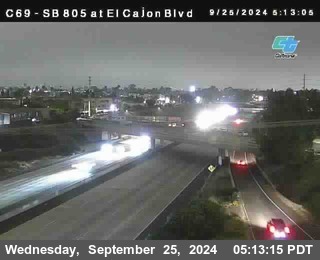 SB 805 at El Cajon Blvd (On Ramp)