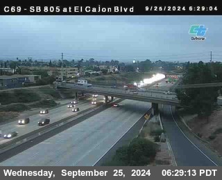 SB 805 at El Cajon Blvd (On Ramp)