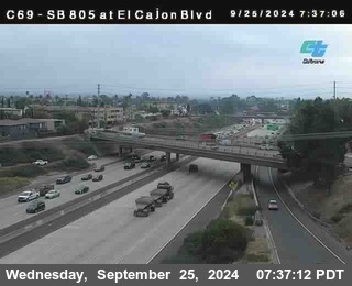 SB 805 at El Cajon Blvd (On Ramp)