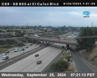 SB 805 at El Cajon Blvd (On Ramp)