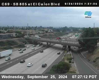 SB 805 at El Cajon Blvd (On Ramp)