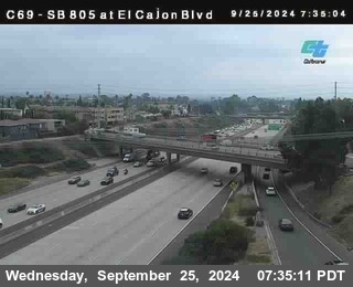 SB 805 at El Cajon Blvd (On Ramp)