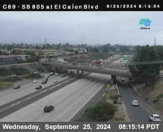 SB 805 at El Cajon Blvd (On Ramp)