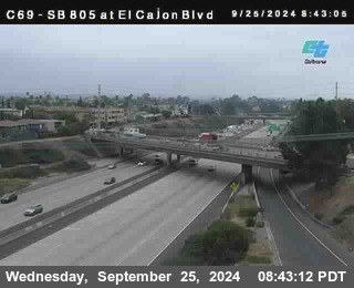 SB 805 at El Cajon Blvd (On Ramp)