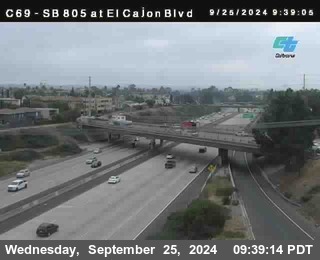 SB 805 at El Cajon Blvd (On Ramp)