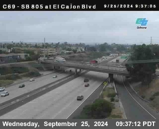 SB 805 at El Cajon Blvd (On Ramp)