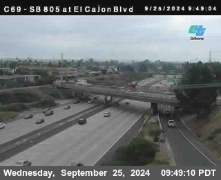 SB 805 at El Cajon Blvd (On Ramp)