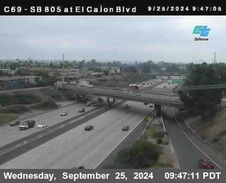 SB 805 at El Cajon Blvd (On Ramp)