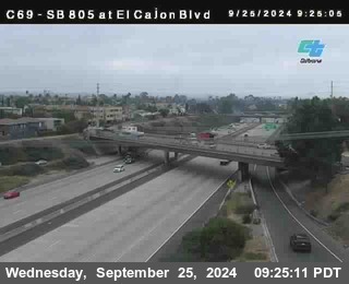 SB 805 at El Cajon Blvd (On Ramp)