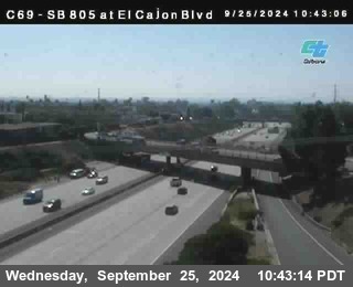 SB 805 at El Cajon Blvd (On Ramp)