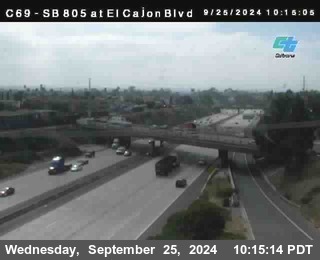 SB 805 at El Cajon Blvd (On Ramp)