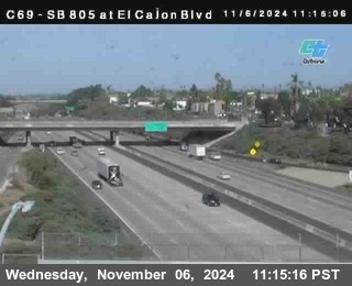 SB 805 at El Cajon Blvd (On Ramp)