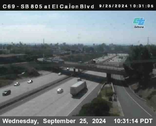 SB 805 at El Cajon Blvd (On Ramp)