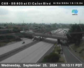 SB 805 at El Cajon Blvd (On Ramp)