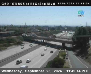 SB 805 at El Cajon Blvd (On Ramp)