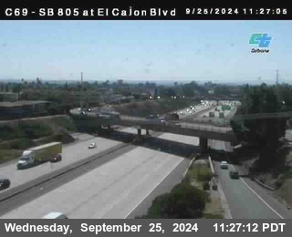 SB 805 at El Cajon Blvd (On Ramp)