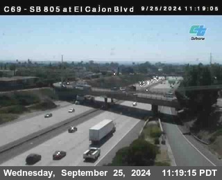 SB 805 at El Cajon Blvd (On Ramp)