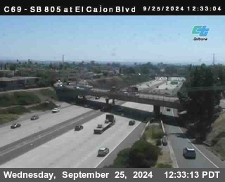 SB 805 at El Cajon Blvd (On Ramp)