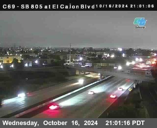 SB 805 at El Cajon Blvd (On Ramp)