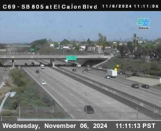 SB 805 at El Cajon Blvd (On Ramp)